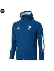Chaqueta Impermeable Con Capucha Juventus 2020/21 - Azul