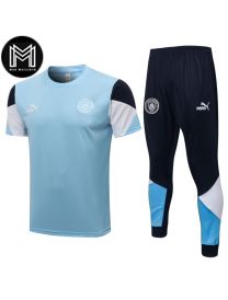 Maillot Pantalones Manchester City 2021/22 Azul