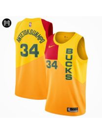 Giannis Antetokounmpo Milwaukee Bucks 2018/19 - City Edition