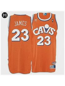 Lebron James Cleveland Cavaliers - Orange Hardwood Classics