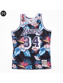 Shaquille Oneal Los Angeles Lakers - Mitchell & Ness Floral Pack