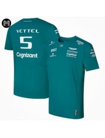 T-shirt Équipe Aston Martin F1 Cognizant 2022 - Sebastian Vettel