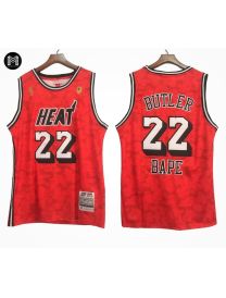 Jimmy Butler Miami Heat X Bape Red - 2023