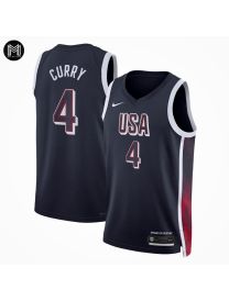 Stephen Curry Usa Olympics 2024 - Navy