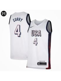 Stephen Curry Usa Olympics 2024 - White