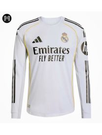 Maillot Real Madrid Domicile 2025/26 Ml - Authentic