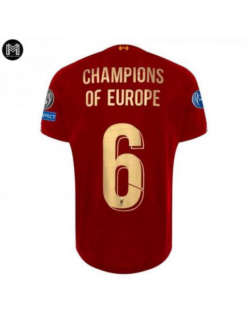 Liverpool Domicile 2019/20 - Champions Of Europe