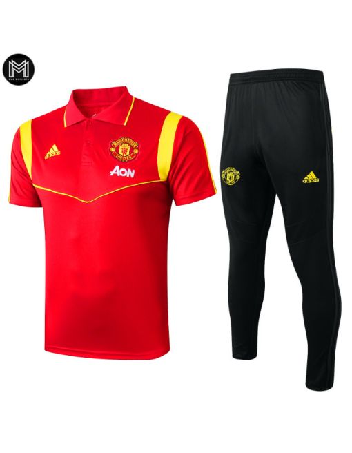 Polo Pantalones Manchester United 2019/20 - Red