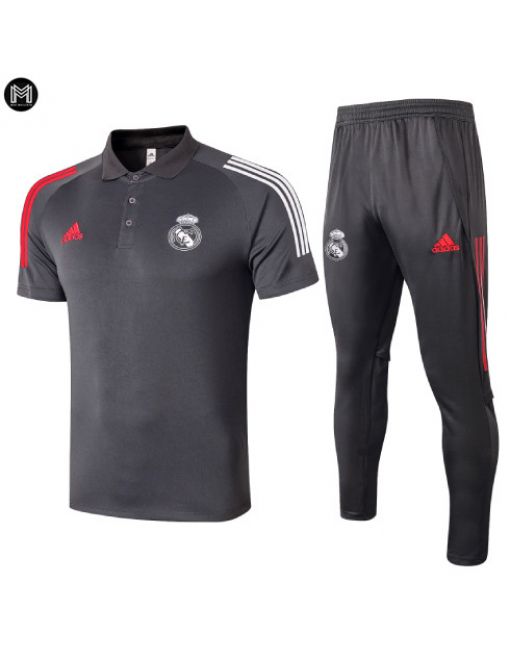 Polo Pantalones Real Madrid 2020/21 - Negro