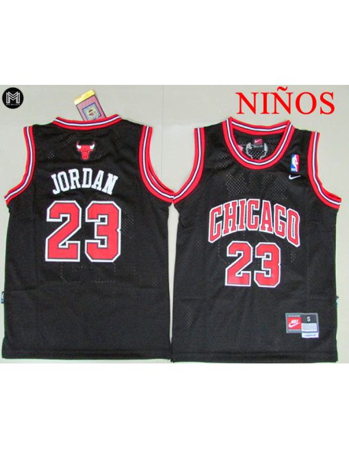 Michael Jordan Chicago Bulls Negra -niÑos