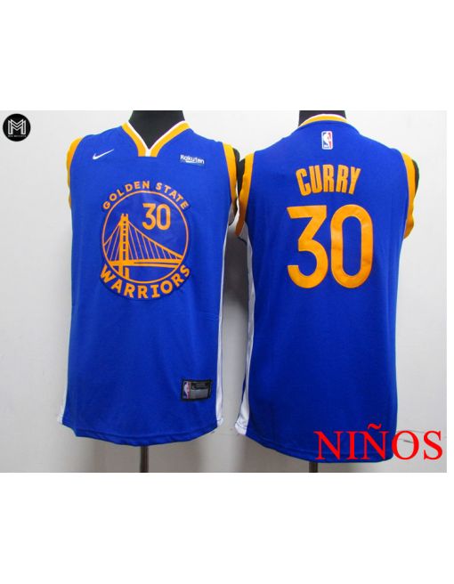 Stephen Curry Golden State Warriors [azul 30] -Enfants