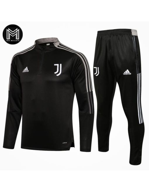 Survetement Juventus 2021/22 Black/grey - NiÑos
