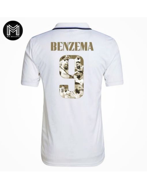 Real Madrid Domicile 2022/23 - Benzema Balón De Oro
