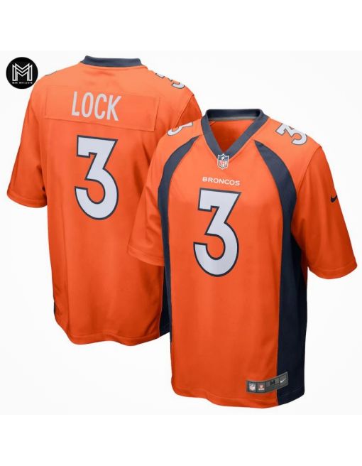 Drew Lock Denver Broncos - Orange