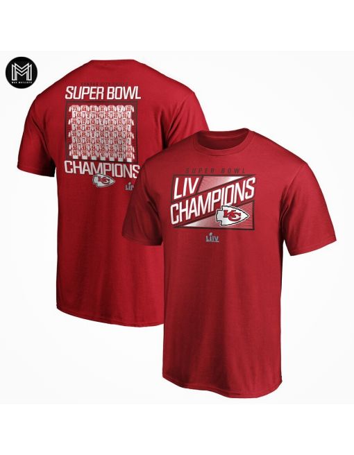 Kansas City Chiefs Super Bowl 2020 Champions T-shirt
