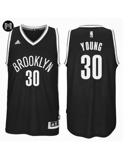 Thaddeus Young Brooklyn Nets - Black
