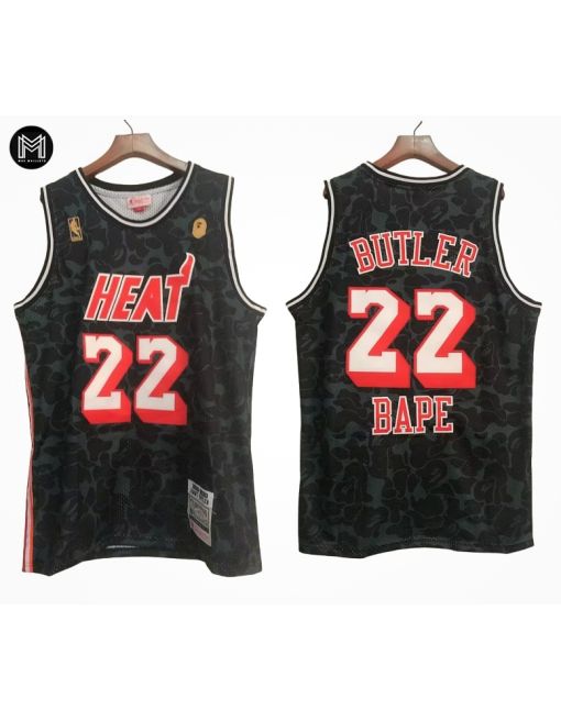 Jimmy Butler Miami Heat X Bape Black - 2023