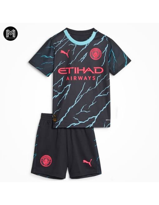 Manchester City Third 2023/24 Junior Kit