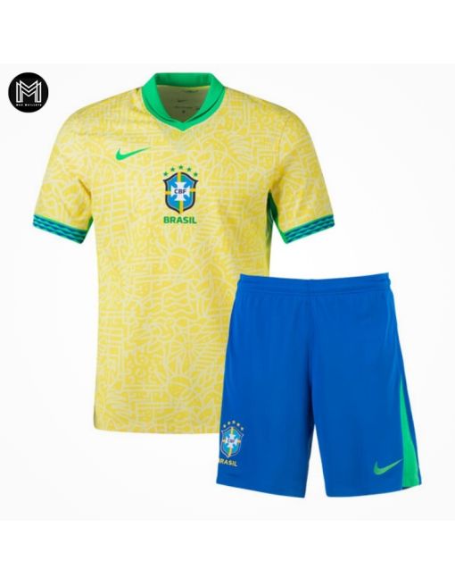 Brésil Domicile 2024 Junior Kit