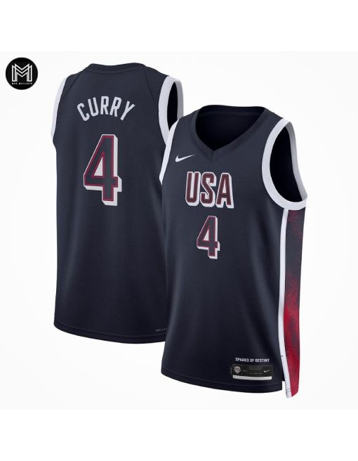 Stephen Curry Usa Olympics 2024 - Navy