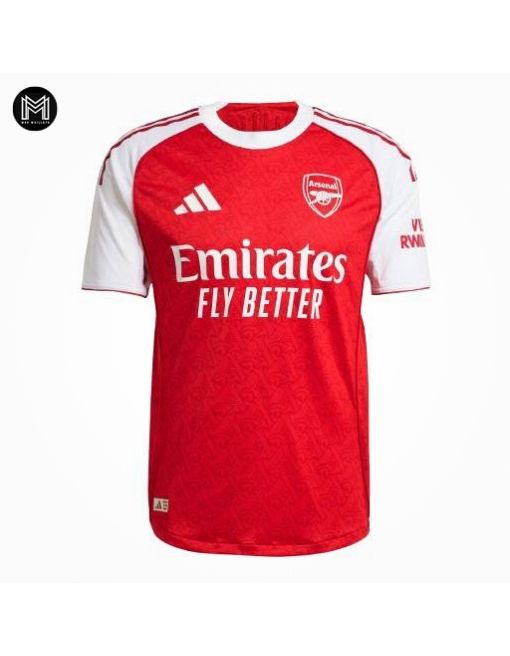 Maillot Arsenal Domicile 2025/26 - Authentic