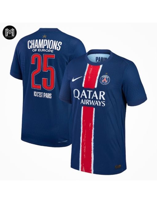 Psg Champions Of Europe 2025 - Authentic