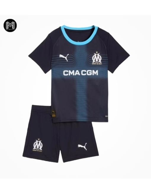 Olympique Marseille Extérieur 2025/26 Junior Kit