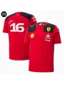 T-shirt Équipe Scuderia Ferrari 2023 - Charles Leclerc